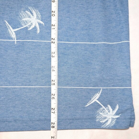 Travis Mathew Men’s | Pima Cotton Blend "Baumen Around" Golf Polo Blue Palm | XL - Picture 13 of 14